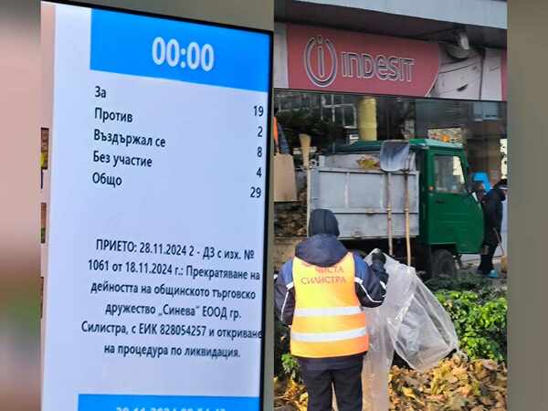 Силистренските съветници решиха “Синева” да бъде ликвидирана като търговско дружество  - ще бъде общинско предприятие (Видео)