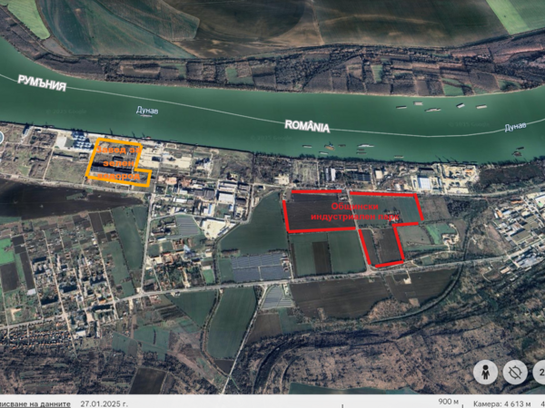 Къде се планира да бъдат заводът за зелен водород и индустриалната зона в Силистра