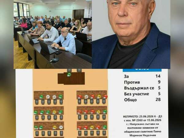 Безпрецедентно: Отхвърлиха искането на съветника Ганчо Неделчев да работи по-малко в общинския съвет на Силистра